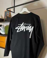 Лонгслів Stussy чорного кольору