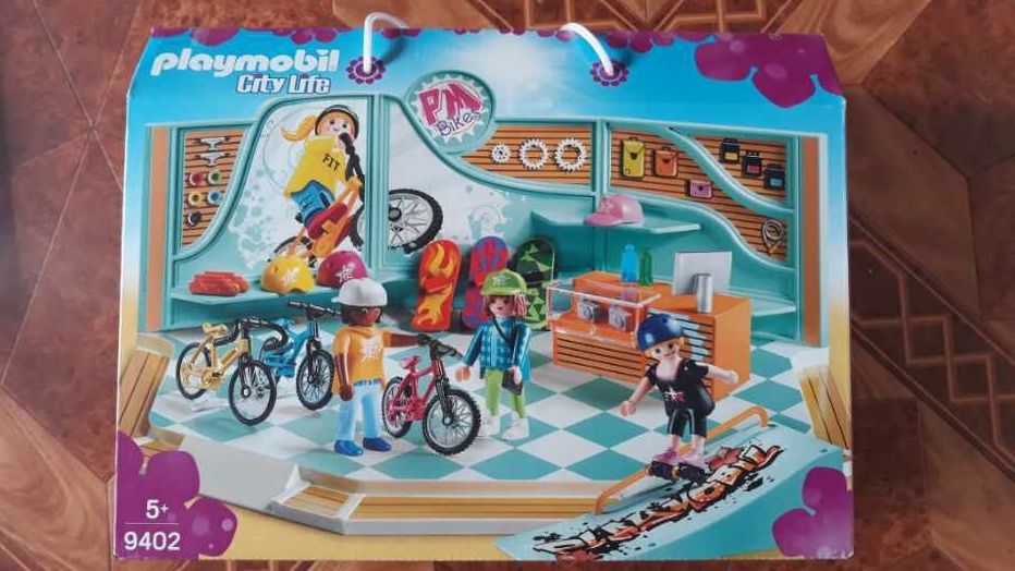 Playmobil 9402 Sklep rowerowy i skateboardowy City Life