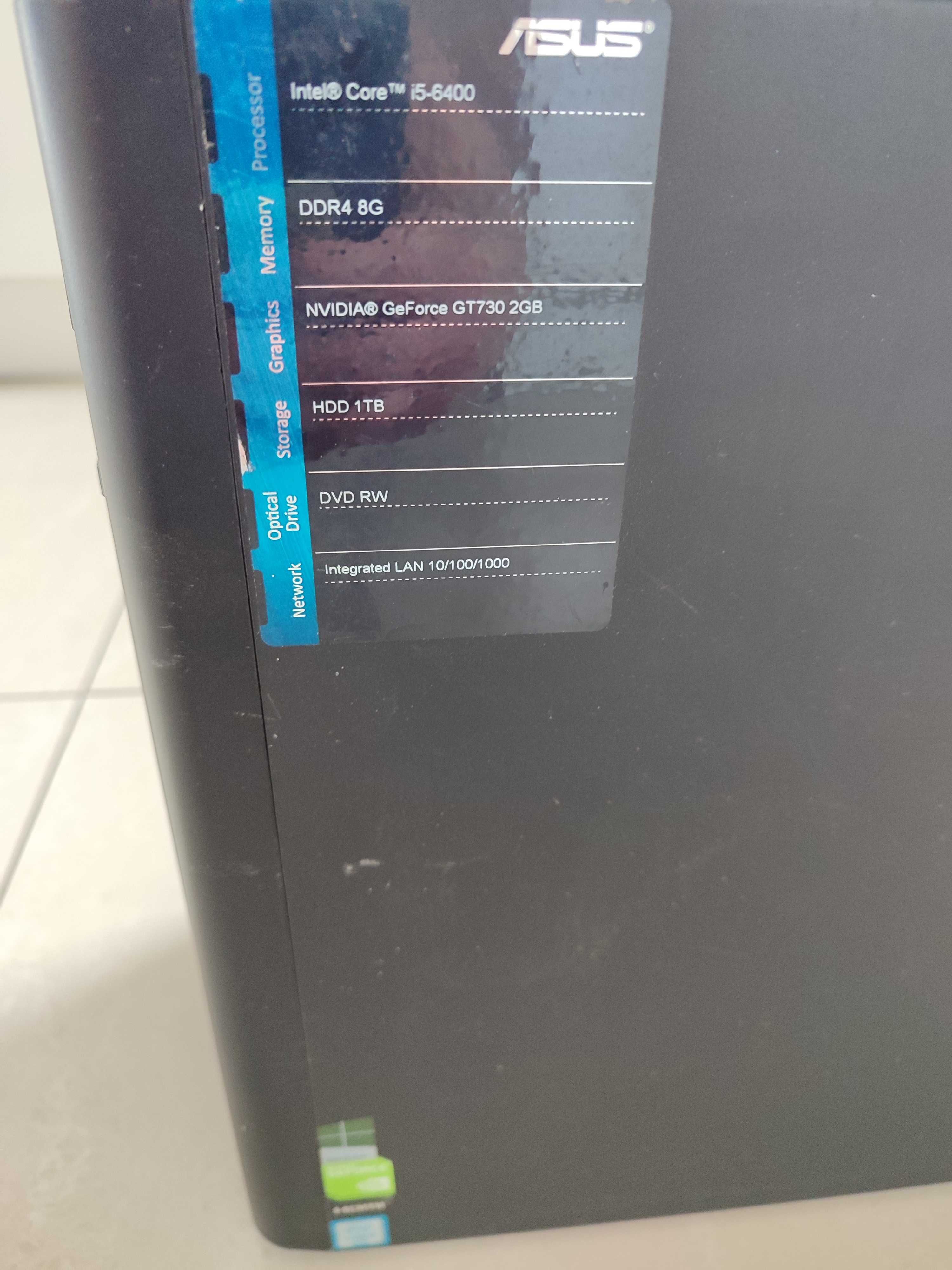 Komputer Asus I5 6400 / 8GB DDR4/SSD/Nvidia GT720/Win 10