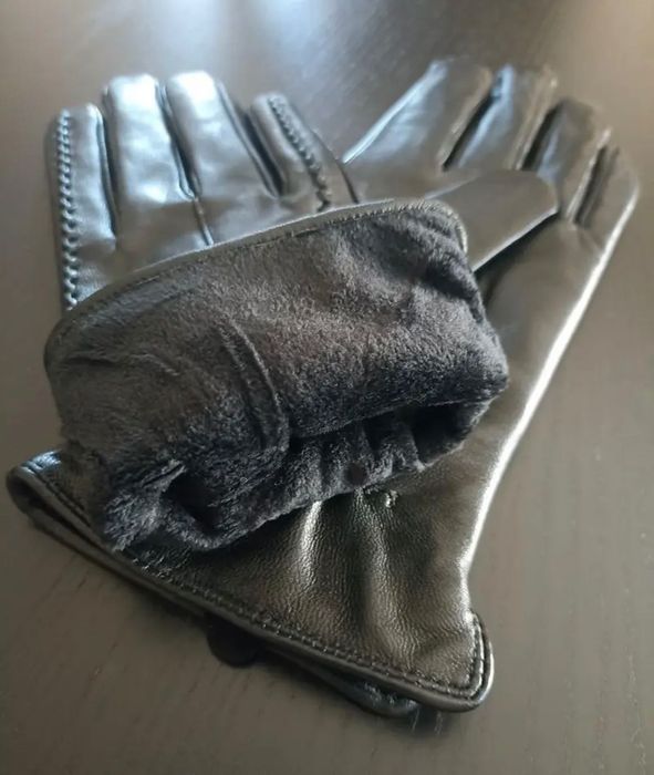 Нові Справжні жіночі рукавички з овечої шкіри, сенсорний екран флісові