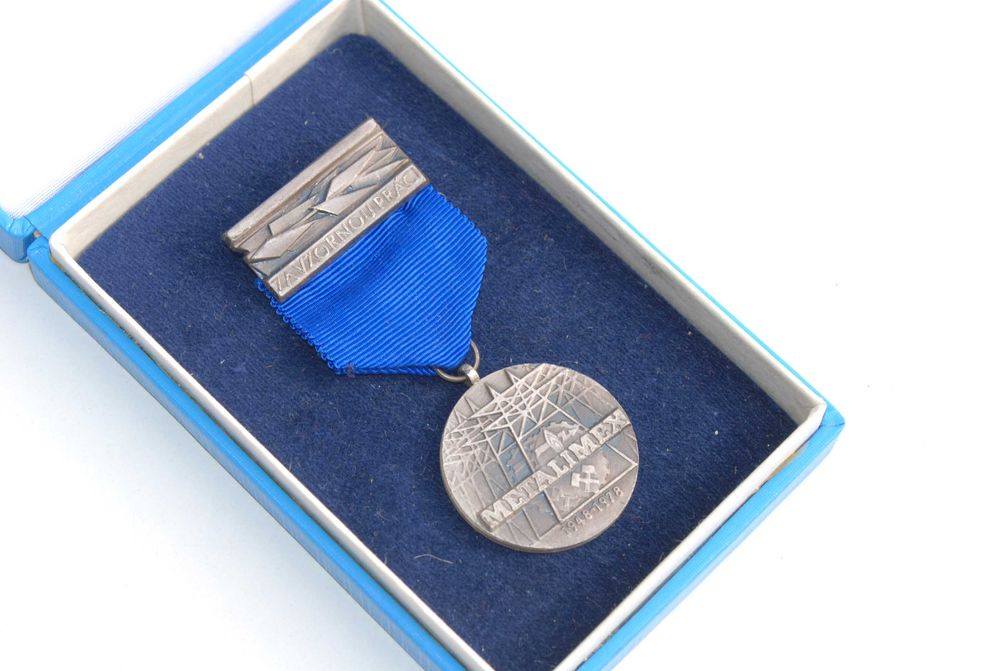 Stara medal zapinka odznaka wpinka 70 lata antyk