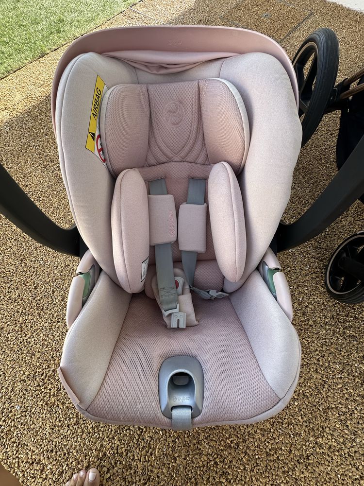 Cybex priam rose gold - rosa Carrinho bebe/ovo 0-24 meses