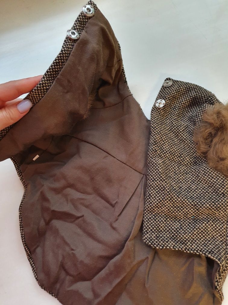 Одежда для животных Пальто для собаки Куртка натуральный мех