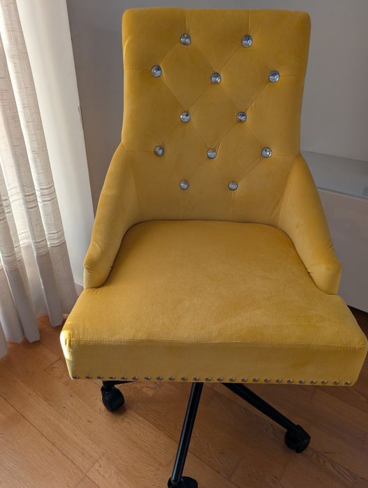 Cadeira escritório veludo amarelo - vidaXL
vidaCadeiraXL Cadeira de es