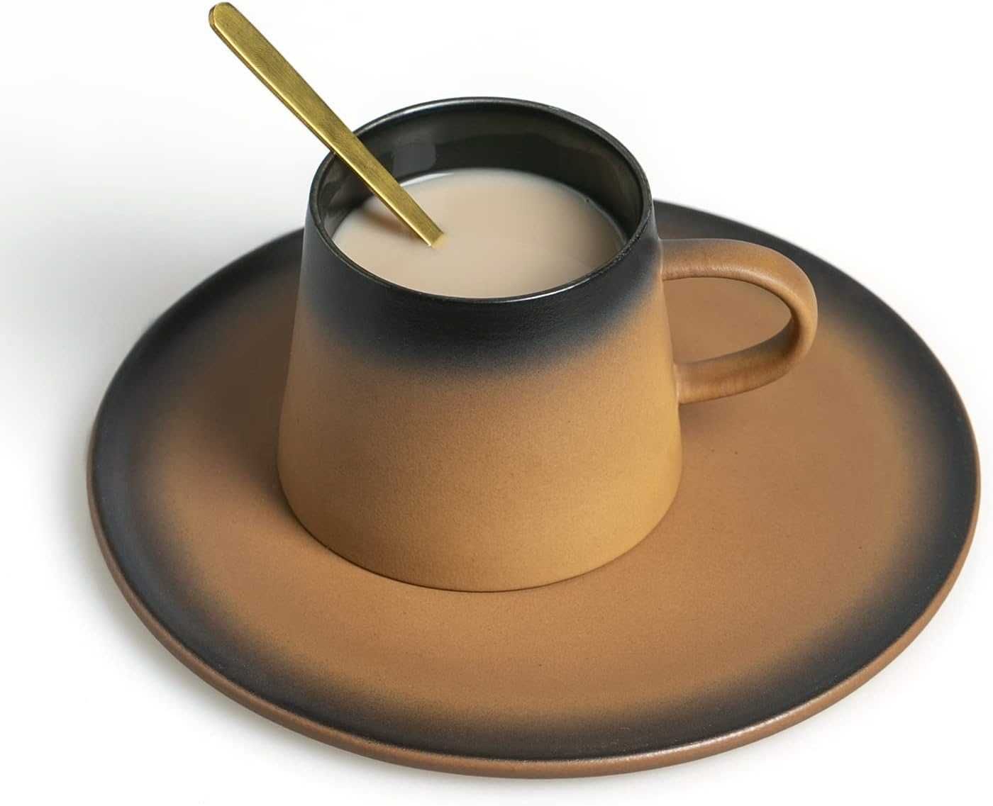 Zestaw filiżanka do kawy + spodek + łyżeczka 200ml