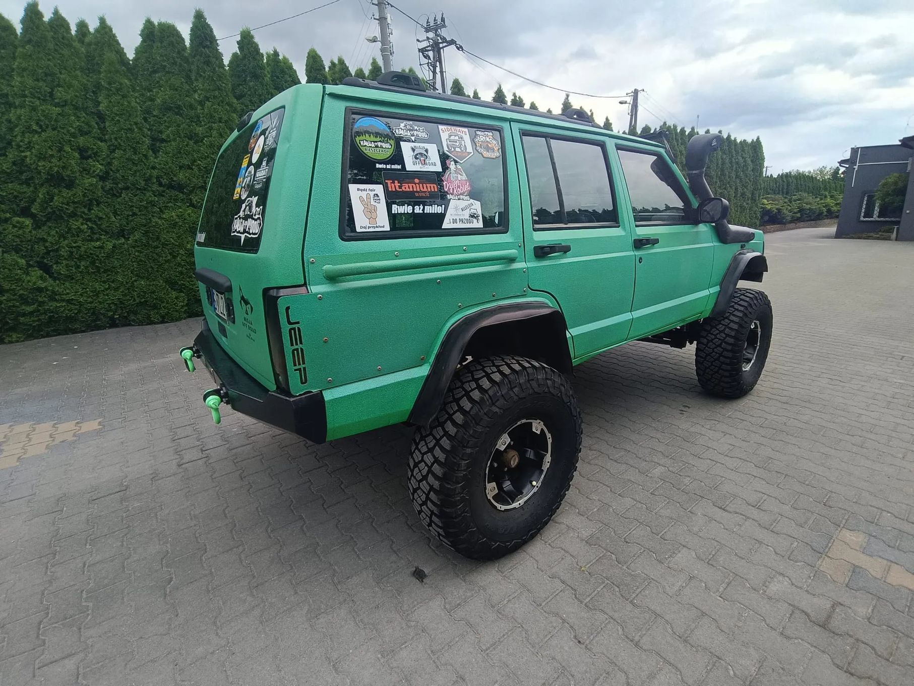 Jeep Cherokee Jepp XJ M57 BMW lift 8 cali koło 35