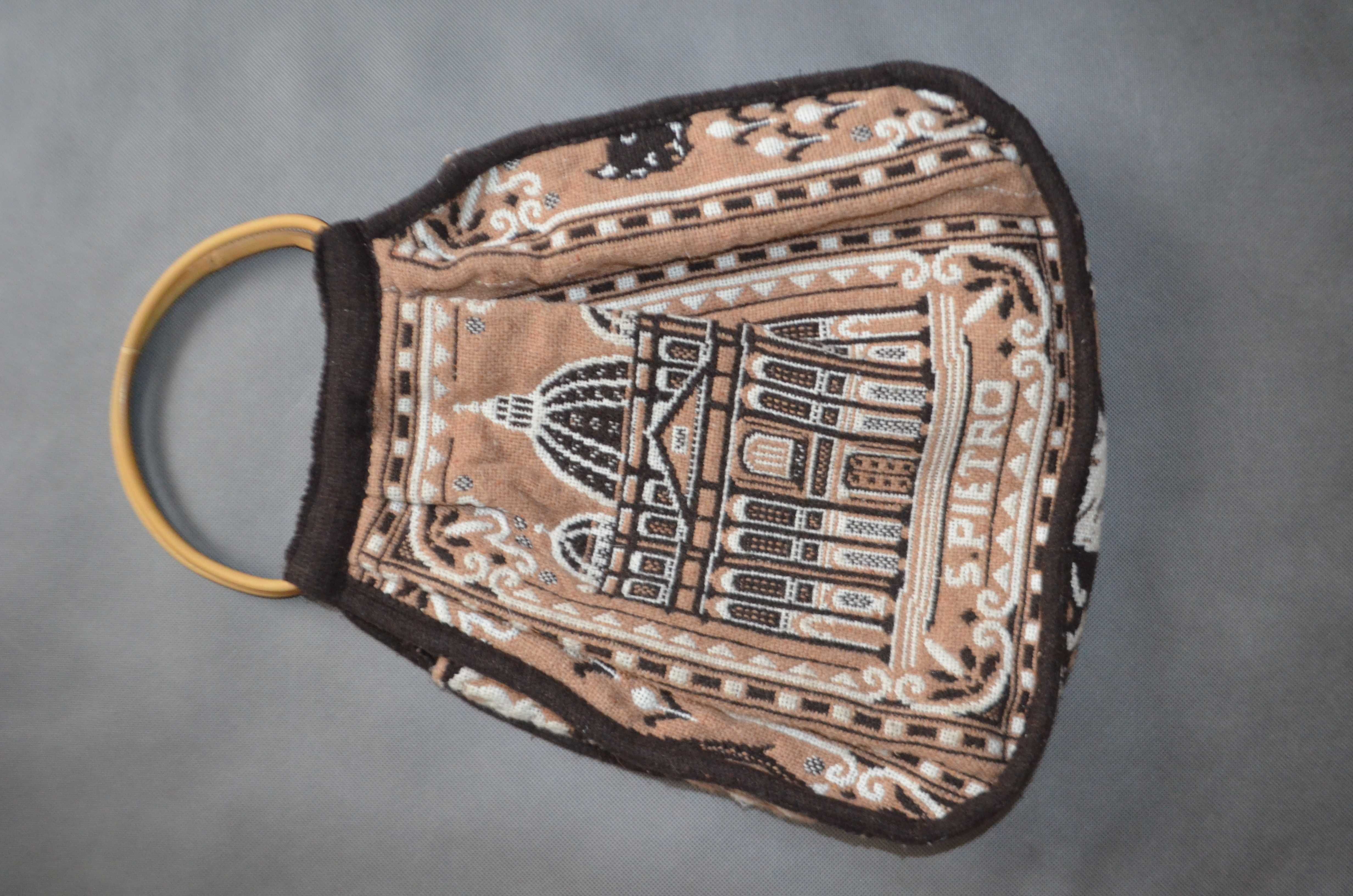 torba boho vintge gobelinowa z Watykanu