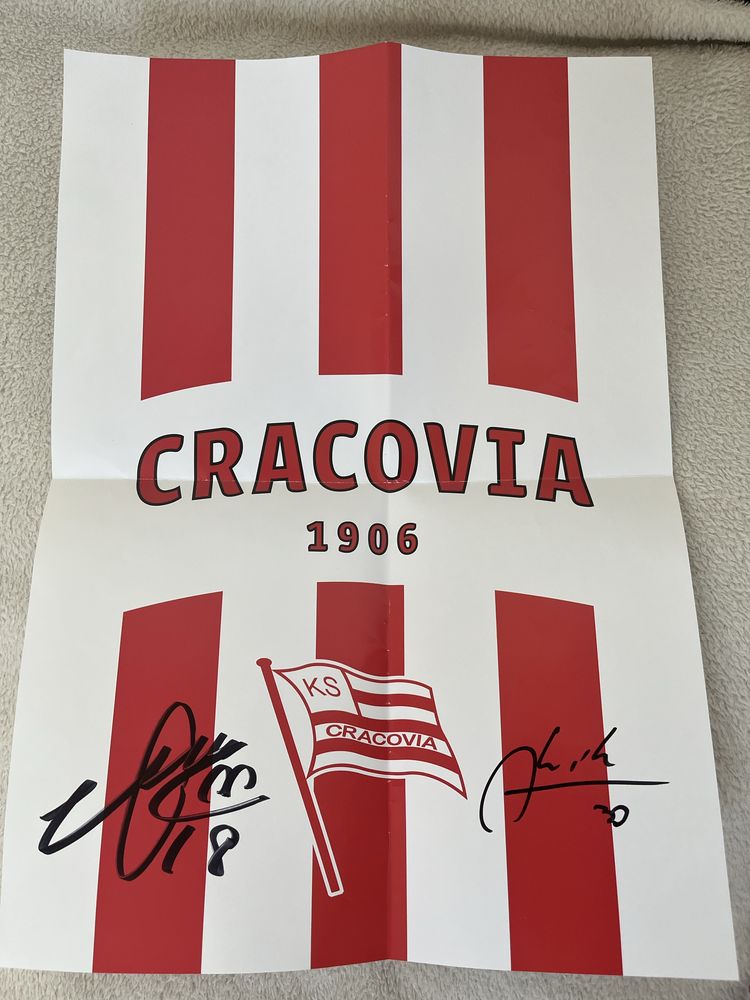 2 autografy piłkaży Cracovia