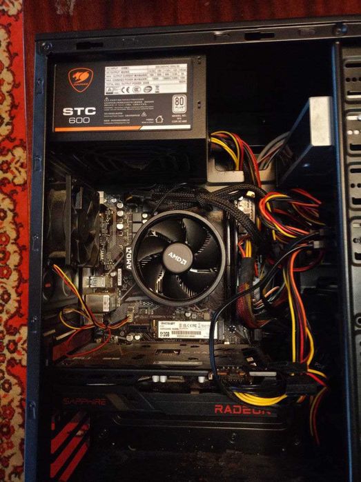 Ігровий ПК (Ryzen 5 5500 | RX 6600 | 16GB) + Монітор Acer 24" IPS 75Hz