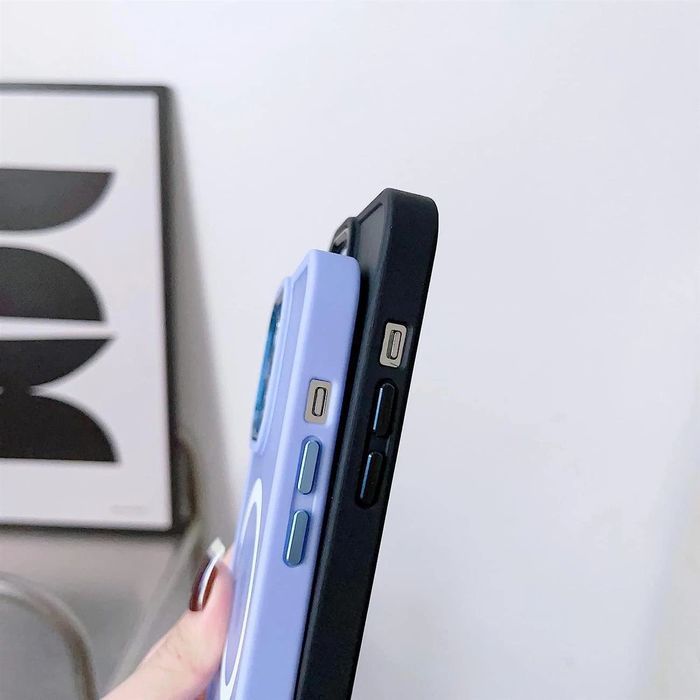 Etui z MagSafe Color Matte Case do iPhone 14 Plus - niebieskie