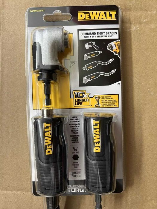 Угловой редуктор  гибкий вал для шуруповертов Dewalt DWAMRASETFT новый