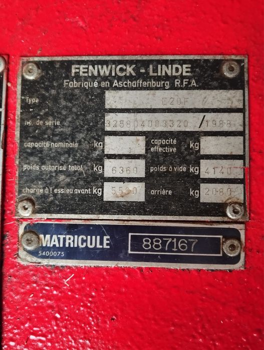 Empilhador LINDE electrico 2.5T