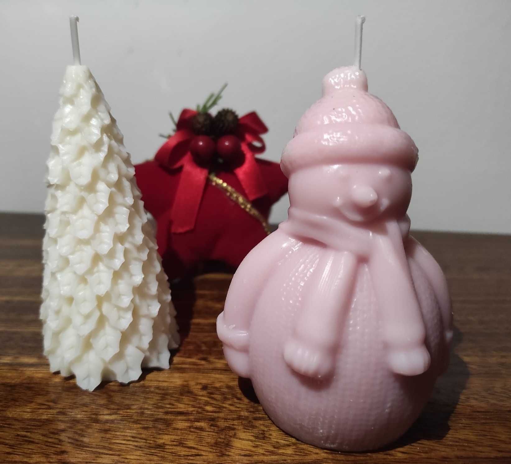 Conjunto Exclusivo de Velas de Natal Artesanais . Kit Velas de Natal