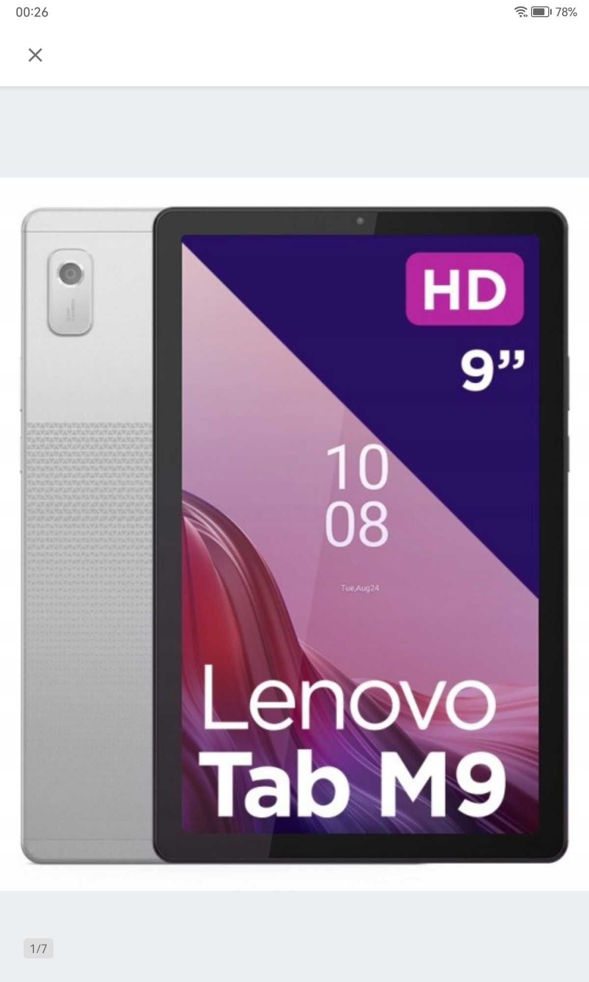 SUPER tablet Lenovo M9. Gwarancja producenta. Android 13