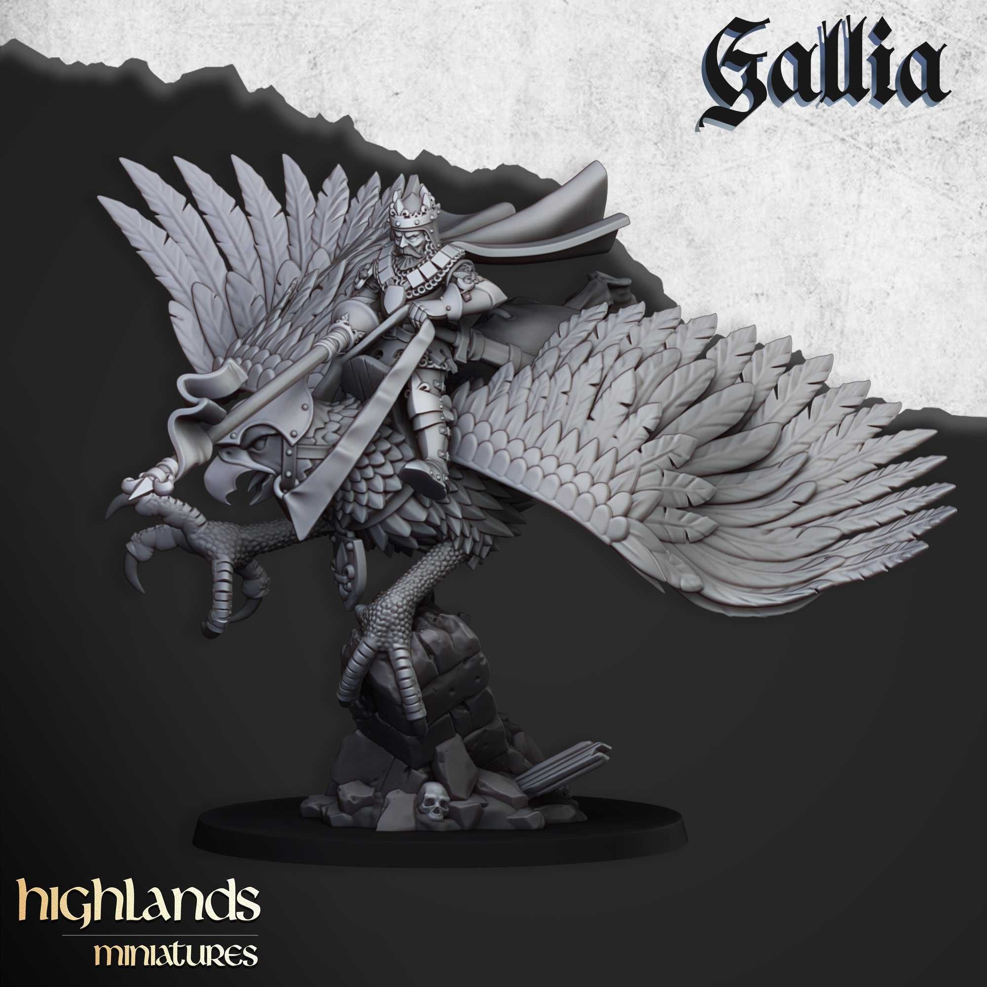 Robert the Gallia on Hippogryph - WFB ToW AoS - Highlands x1