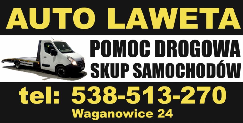 Pomoc drogowa 24h/7 autolaweta Transport  pojazdów, towarów, Skup