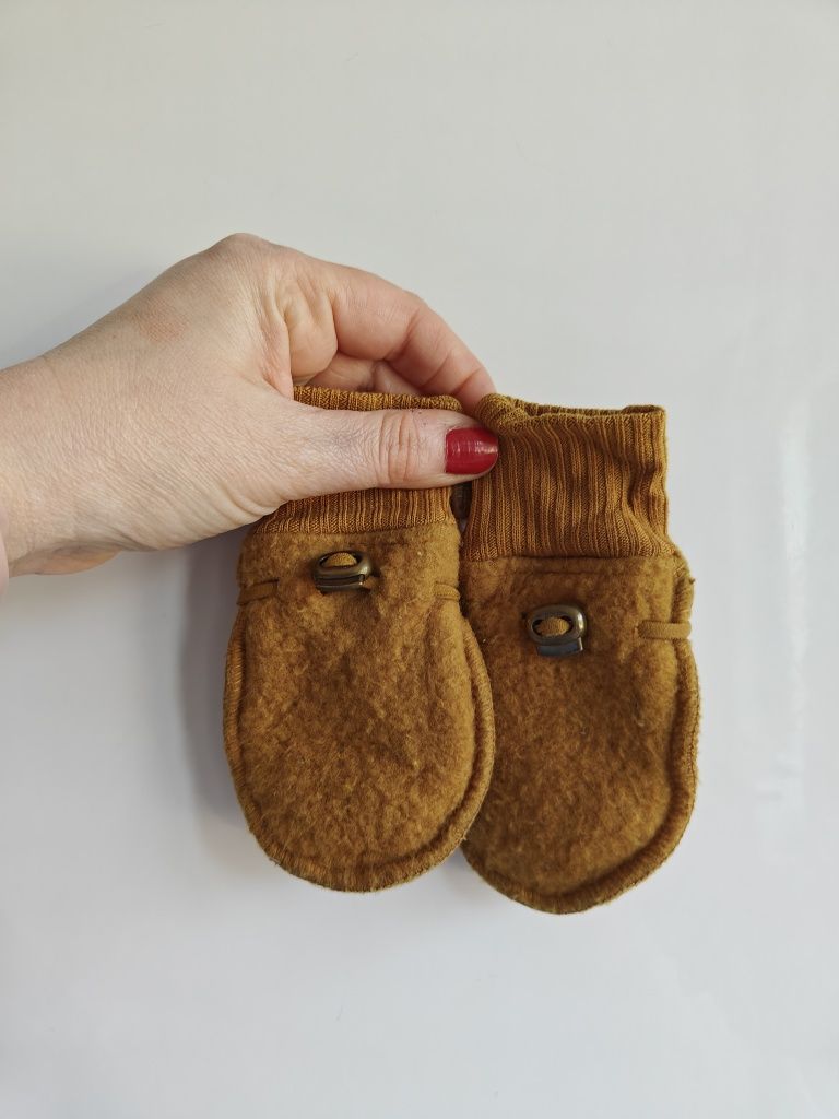 Rękawiczki wełniane mikk-line 0-3 merino