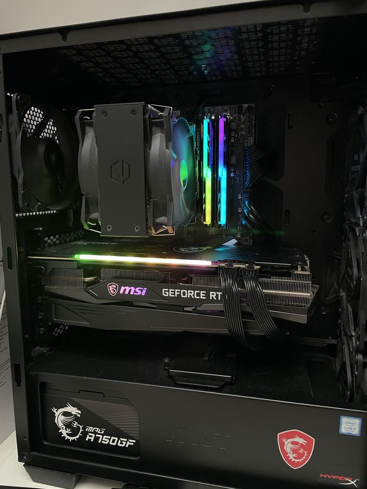 Intel i9-9900k,Msi 3060ti Gaming x3, Ram32gb, 1tb ssd wind10