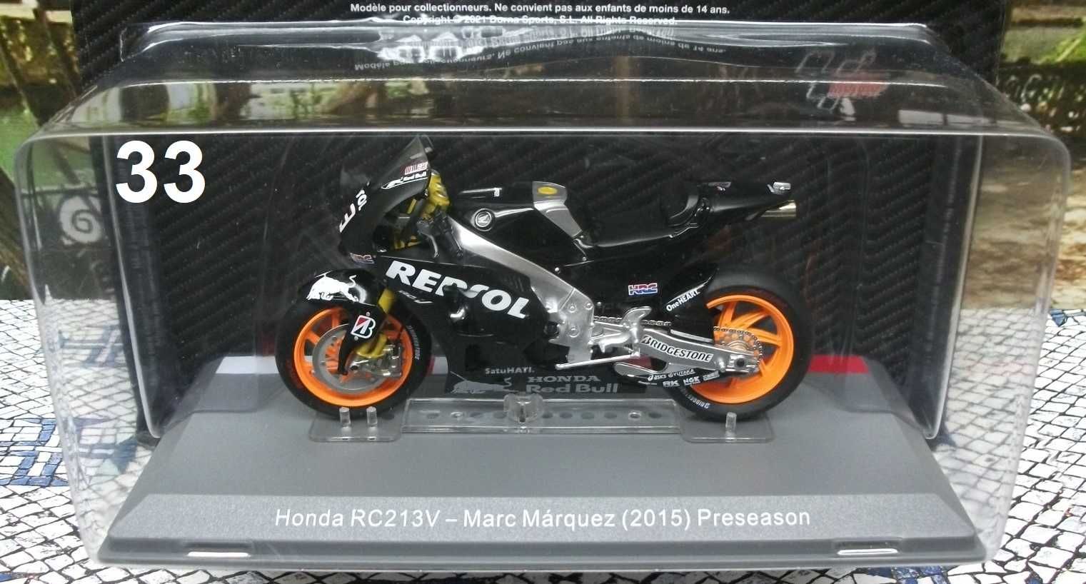 Kalex, Derby, Gilera, KTM, Aprilia, Honda, Motos GP - Altaya 1,18