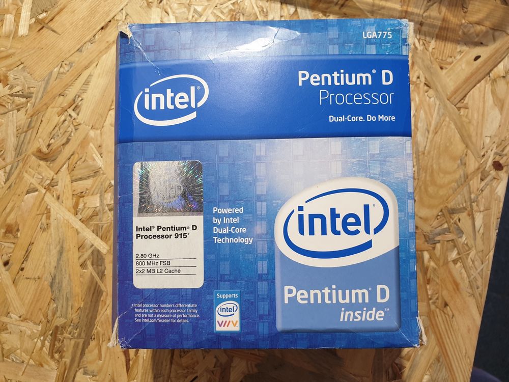 Procesor Pentium® D 2,8 GHz, socket LGA 775 + chłodzenie procesora