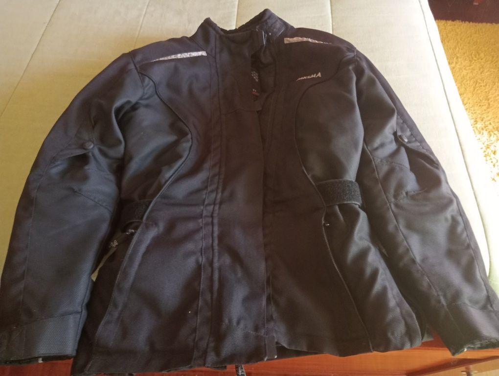 Casaco motard preto