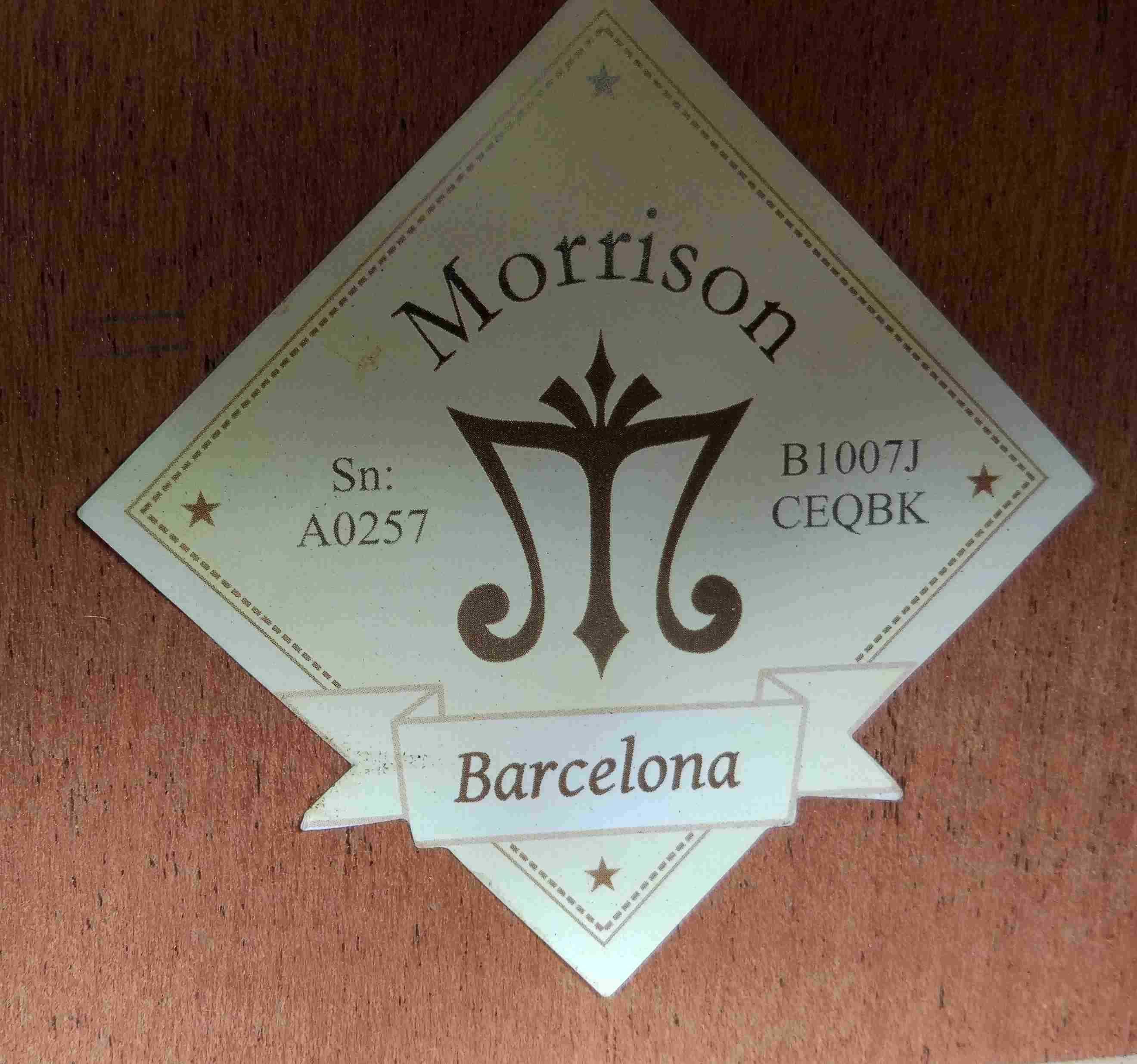 Nowa gitara akustyczna Morrison Barcelona Jumbo