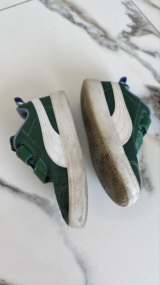 Puma courtflex v2 mesh zielone