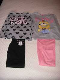 Pijamas Mickey Mouse (Disney) e Minion(Dispicable Me) T4/5