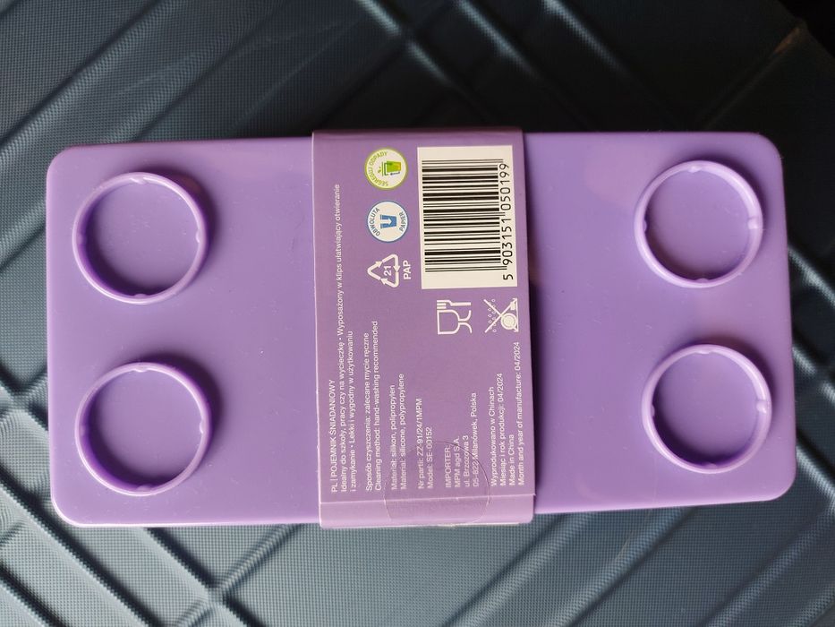 Pojemnik śniadaniowy szkolny jak klocki Lego nowy, na prezent hit