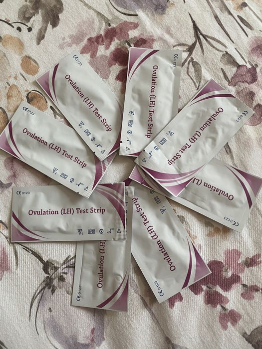 Kit tiras de ovulação + tiras Hcg