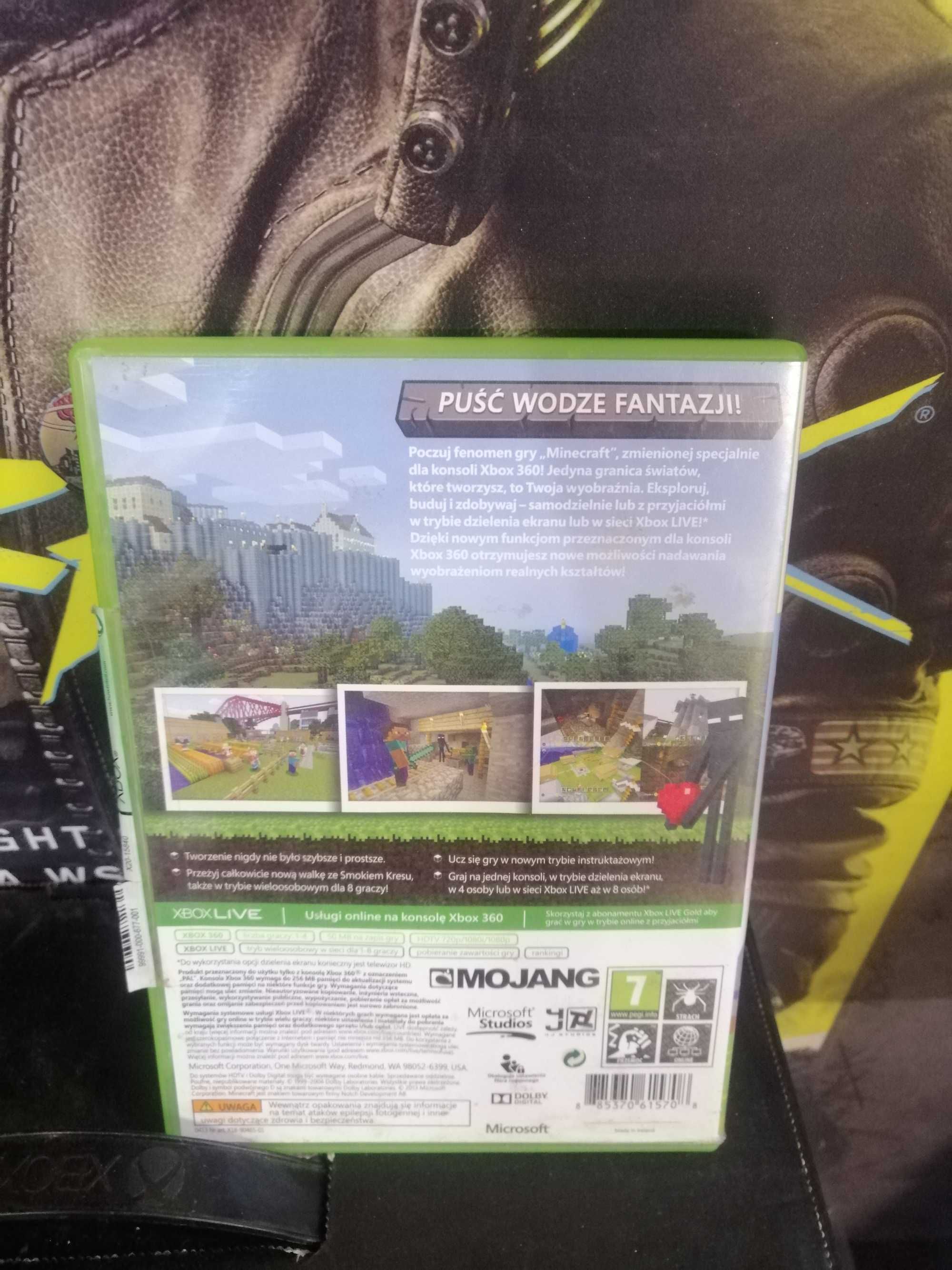 Minecraft Xbox 360 Sprzeda...m  Zamia..na