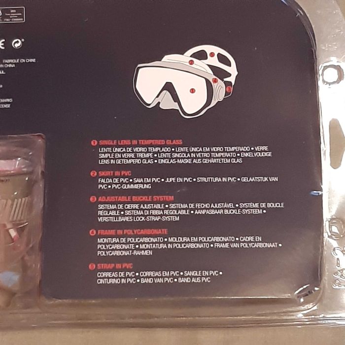 Conjunto Máscara + Tubo Mergulho Júnior Rosa