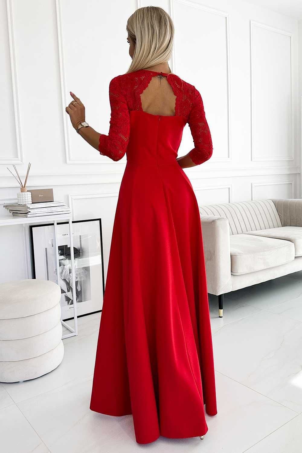 Elegancka suknia wieczorowa Amber długa maxi r. M Outlet
