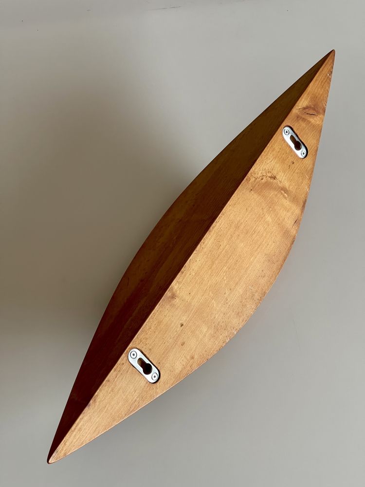 Prateleira de madeira, feita a mão - 3x
