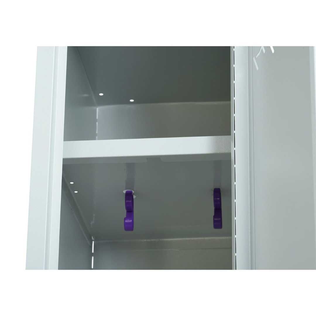 SOLIDNA Szafa BHP Pracownicza ubraniowa 180x60x49 cm DWUDRZWIOWA