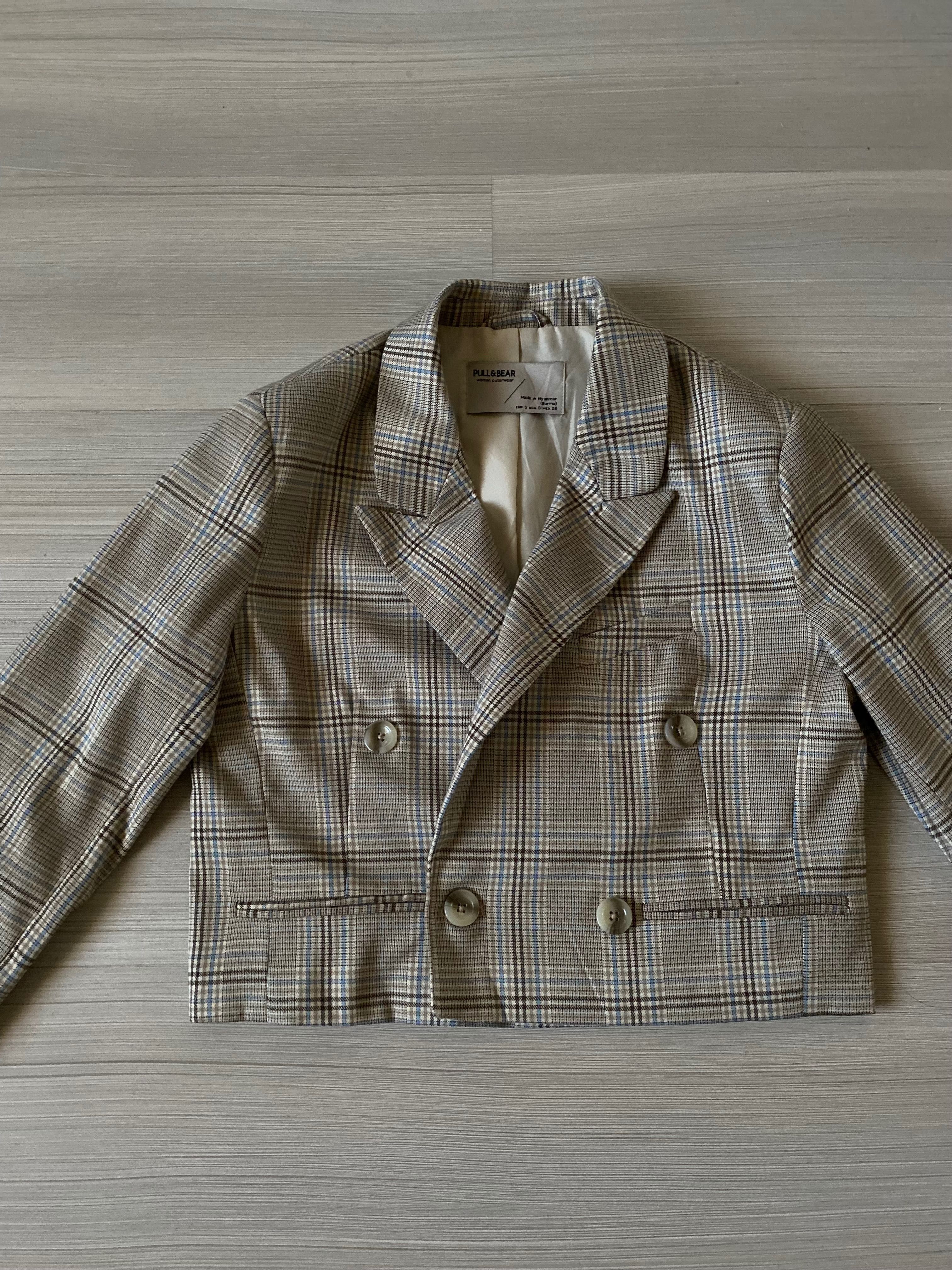 Жакет в клітинку  Pull&Bear