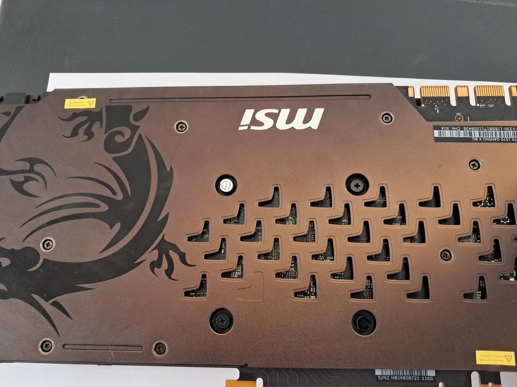 Видеокарта КАК НОВАЯ MSI GTX 1070 Ti 8GB  пломба