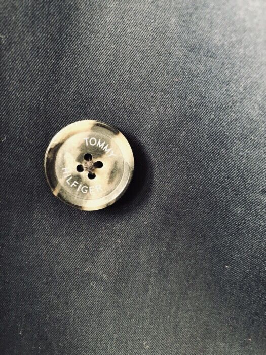 TOMMY HILFIGER Trencz rozmiar L granatowy!