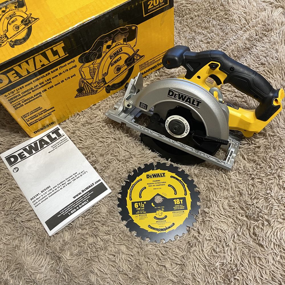 Dewalt Циркулярна Пила DCS391B з США Оригинал