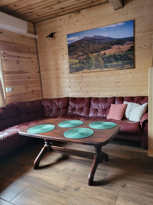 Sielanka-Domki Całoroczne z Kominkiem Jacuzzi Sauna Bezmiechowa