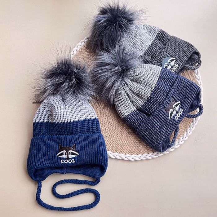 АКЦІЯ набір зимова шапка дівчинки хлопчика девочки мальчика детская