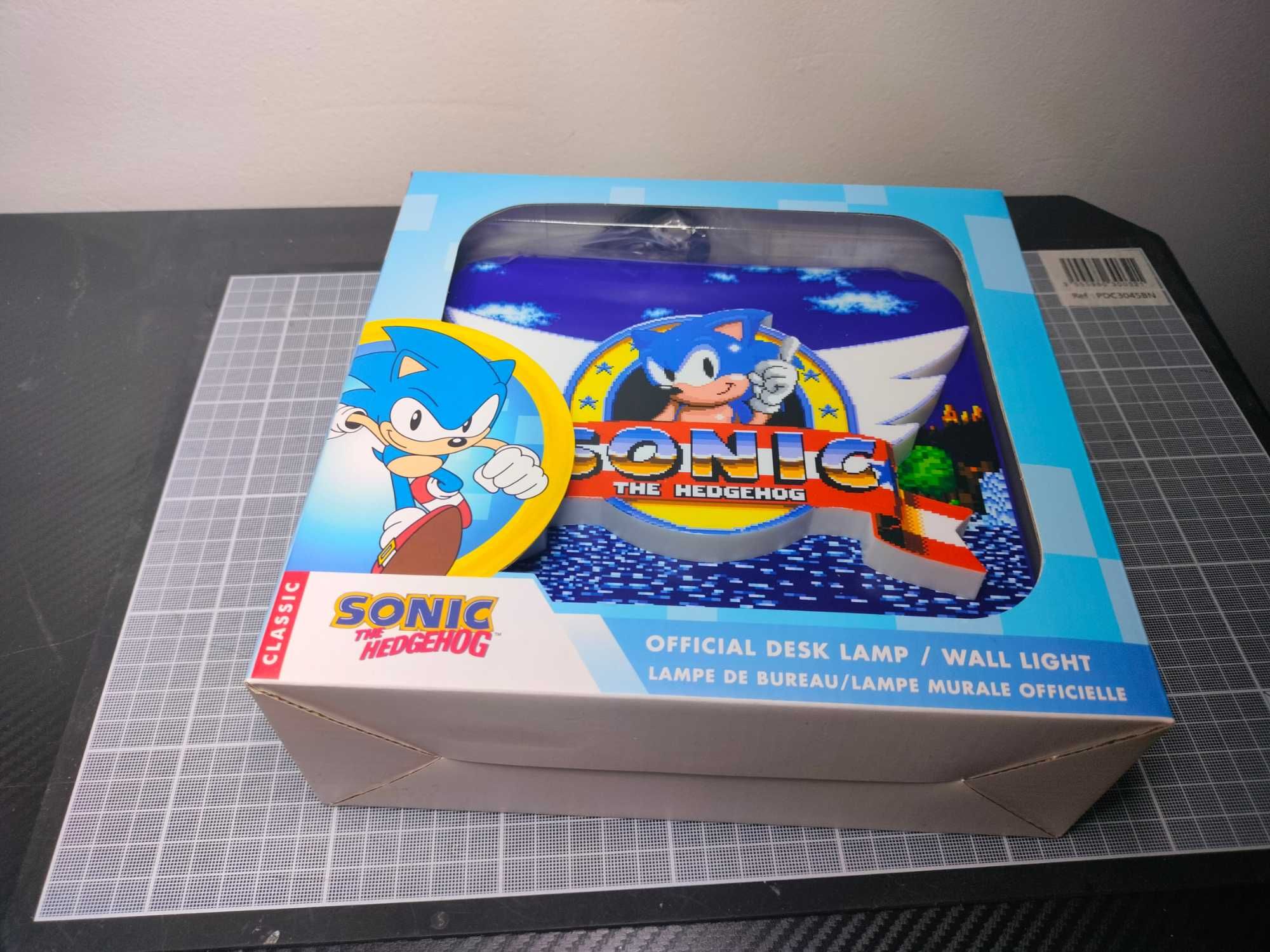 Bandai Sonic Jeż The Hedgehog 3D Lampa