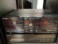Pioneer leitor k7 CTX450W deck duplo stereo