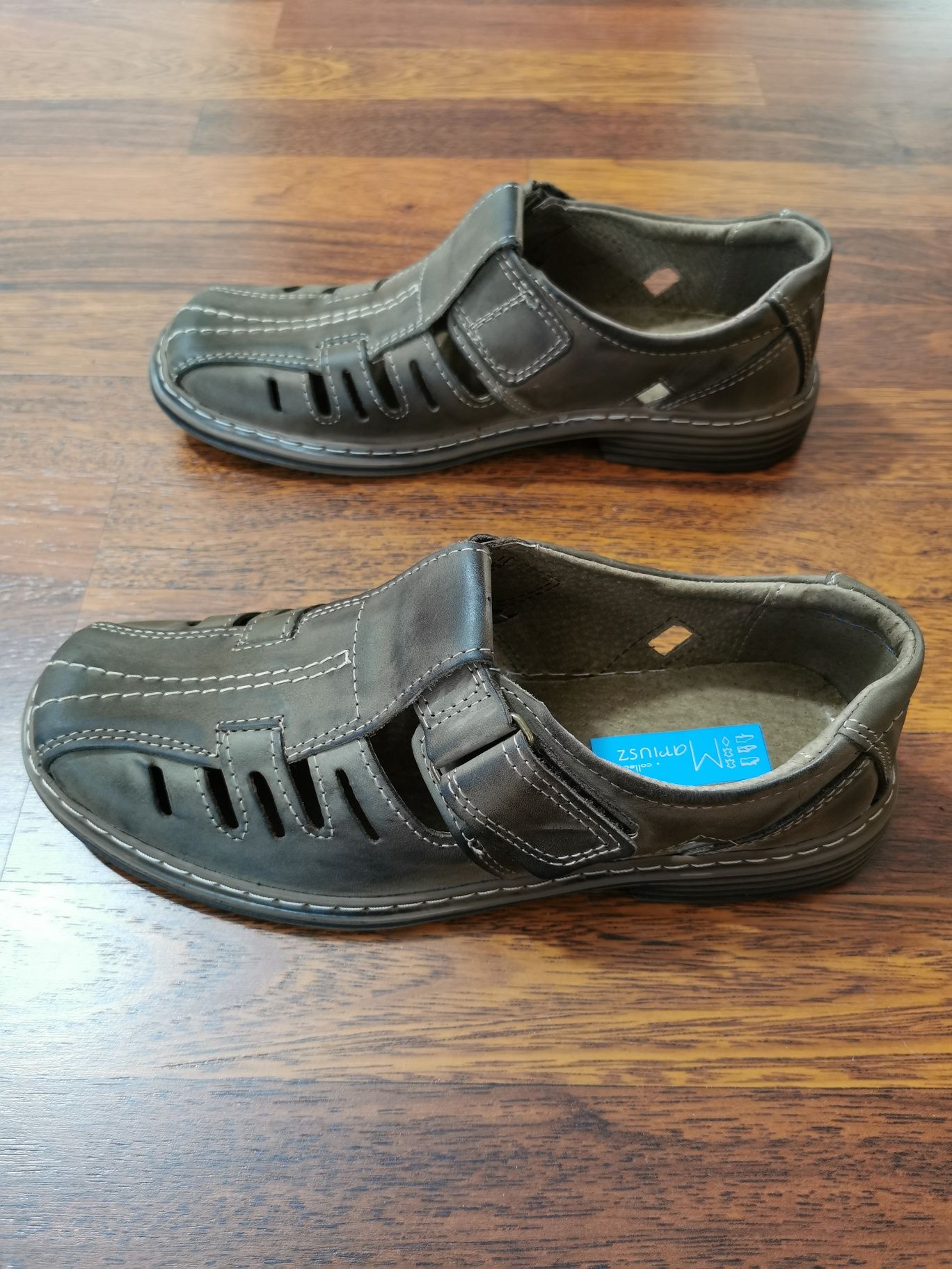 Skórzane Letnie Buty i Męskie Lekkie Wygodne
