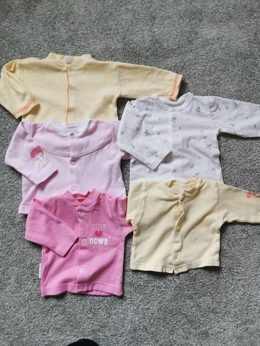 9 pak kaftanik bluzka wiązany zapinany Eevi 56 oraz 62