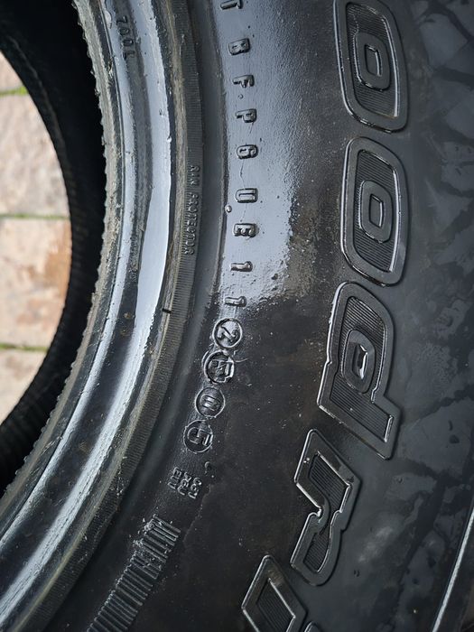 4x Opona, opony terenowe JEEP BFGoodrich All Terrain 33x12.5  r15