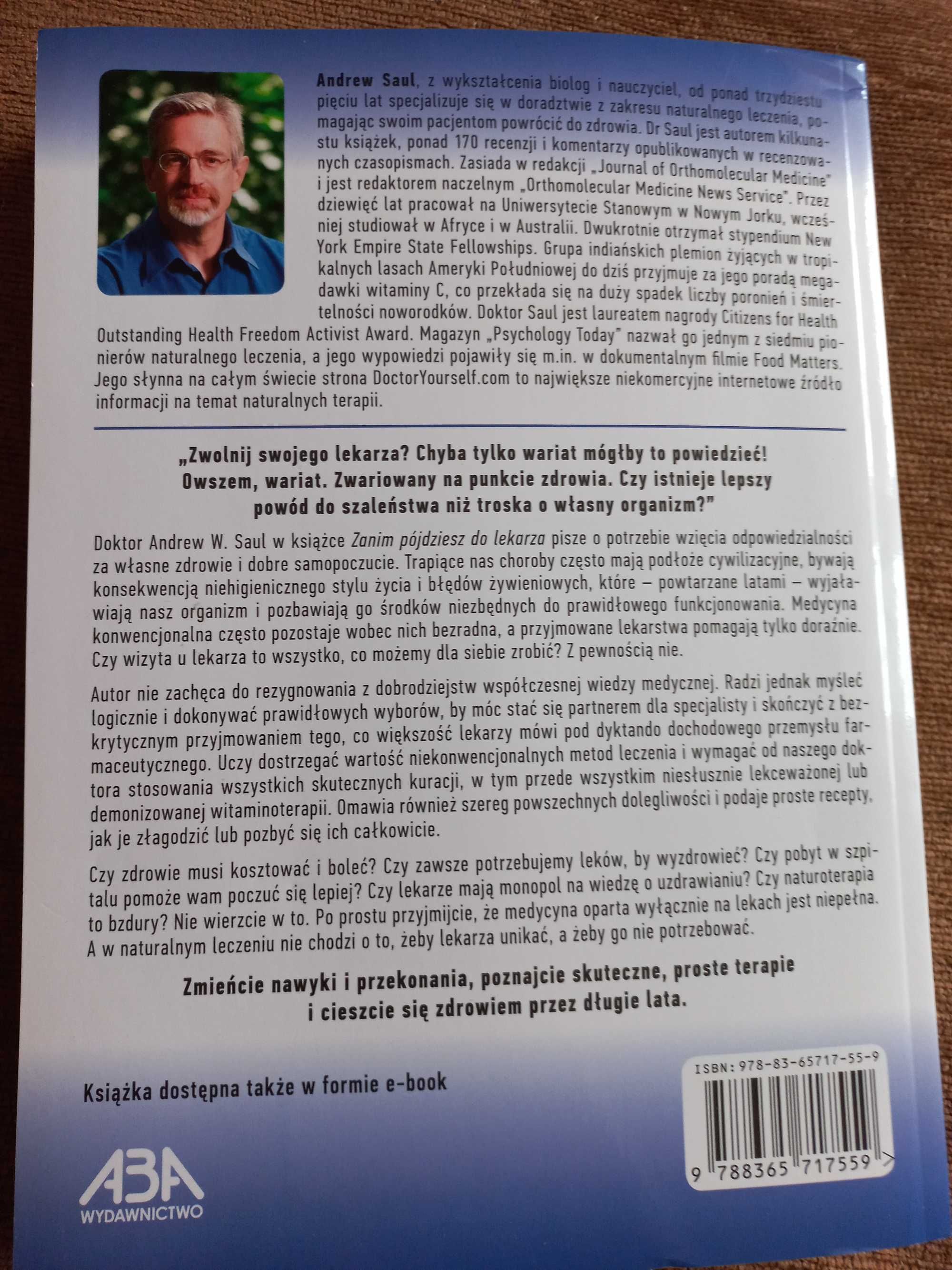 Zanim pójdziesz do lekarza-- A.W. SAUL
