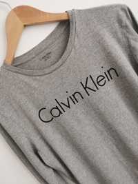 Calvin Klein bluzka długi rękawa logowana damska