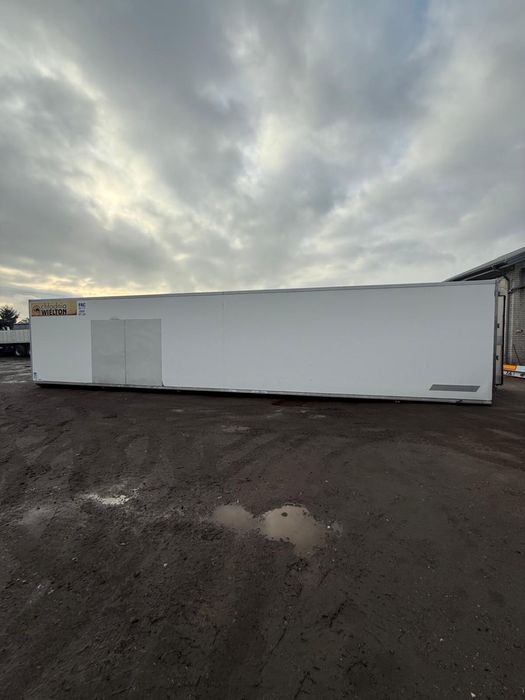 Kontener chłodnia z naczepy 13.6m ocieplany na magazyn garaż budowę