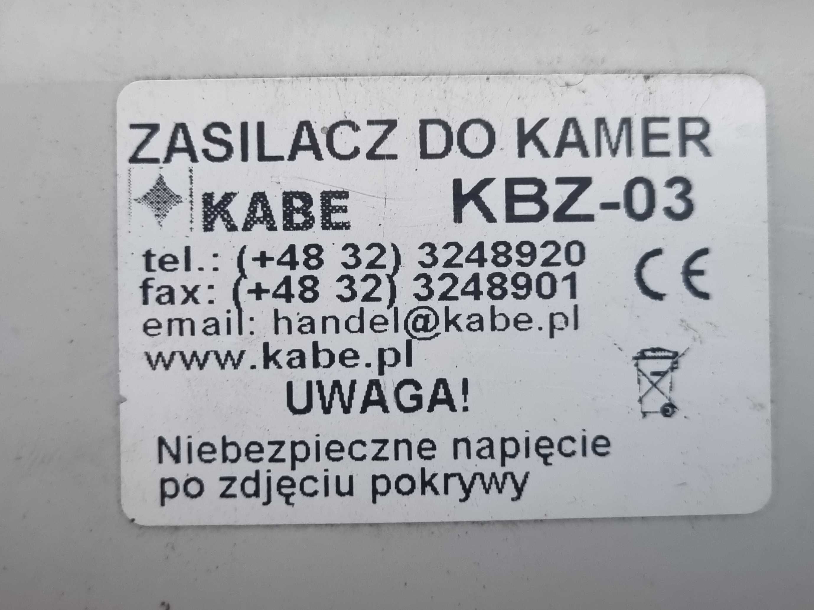 Zasilacz kabe kbz-03 24v ac